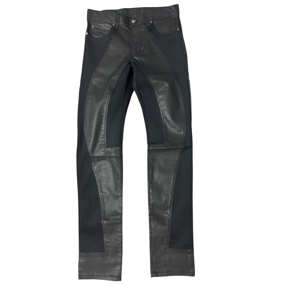 Versace Collection Slim Fit Pants Men's IT 30 Black Stretch New Without Tags‎
